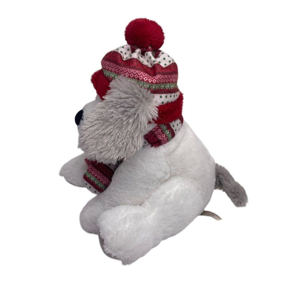 Hugfun International Christmas Soft Plush Dog Hat And Scarf Adorable 13” - Picture 4 of 5